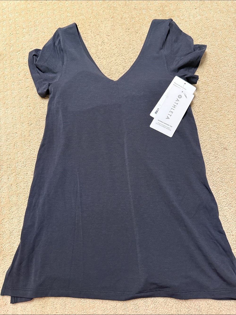 Athleta V-Neck Short Sleeve Support Tee